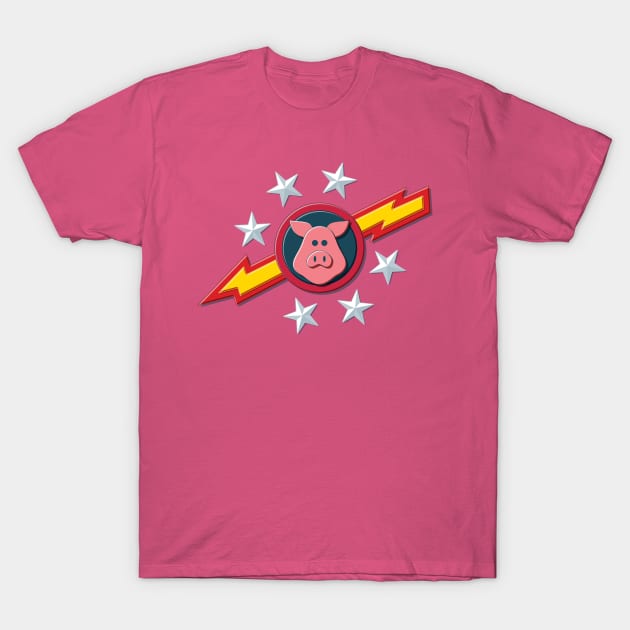 Pigs In Space T-Shirt by Staermose